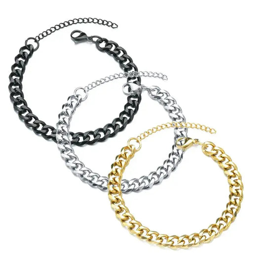 2022 New Trendy Cuban Chain Men Bracelet Vivareflex Online