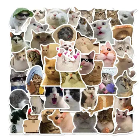 50 Purr-fectly Fun Cat Meme Stickers Vivareflex Online