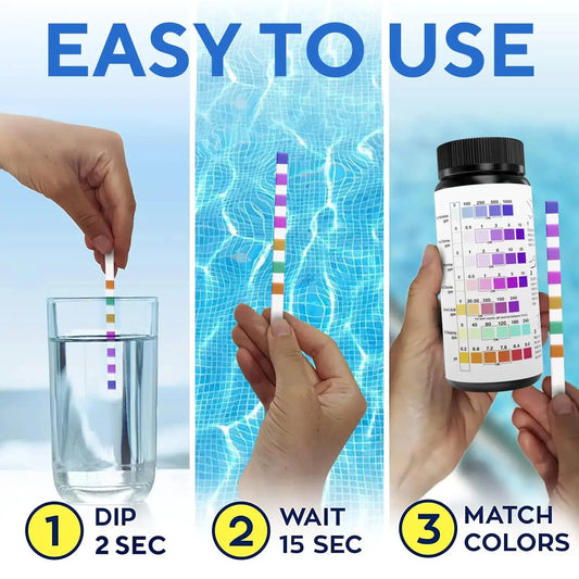 7-in-1 Multipurpose Pool & Spa Test Strips Vivareflex Online