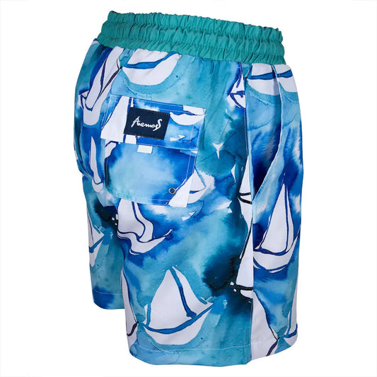Anemoss Sailboats Men Swim Trunk Vivareflex Online