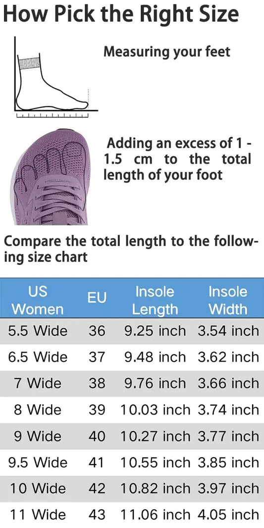 BRONAX Women's Wide Toe Box Running Shoes_Vivareflex_Online