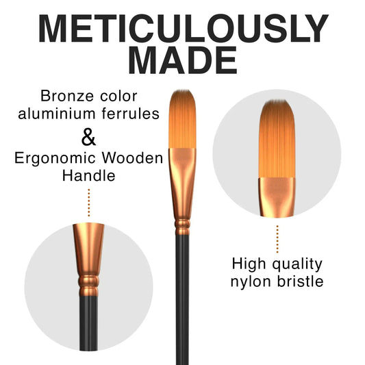 Benicci 12 Essential Artist Brush Set - Perfect for All Paints Vivareflex Online