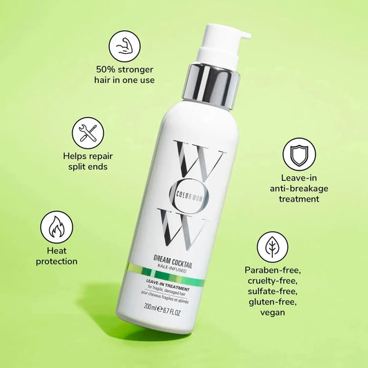 COLOR WOW Dream Cocktail Kale-Infused Leave-In Treatment – Reduce Breakage & Strengthen Hair - Vivareflex Online