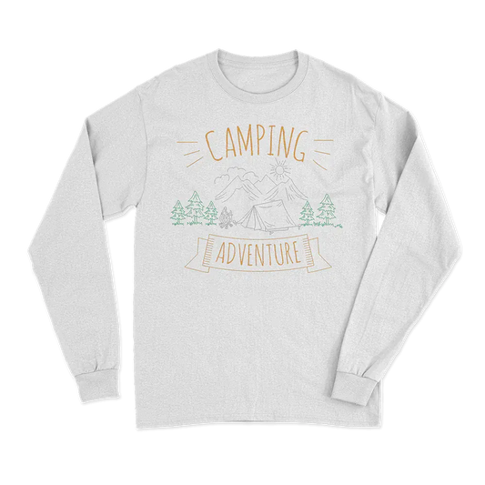 Camping Adventure Men Long Sleeve Shirt Vivareflex Online