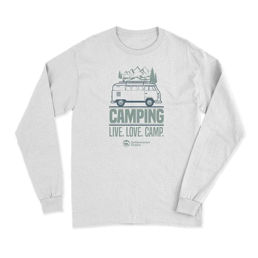 Camping Live Love Camp Men Long Sleeve Shirt Vivareflex Online