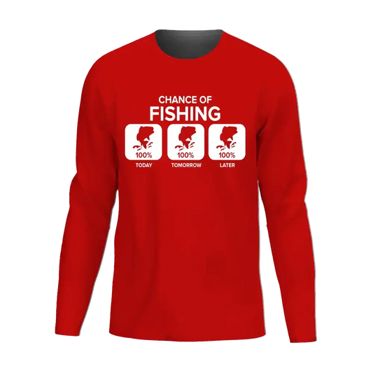 Chance of Fishing Men Long Sleeve Shirt Vivareflex Online