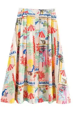 Chic Duo: Sleeveless Top & Midi Skirt Set Vivareflex Online