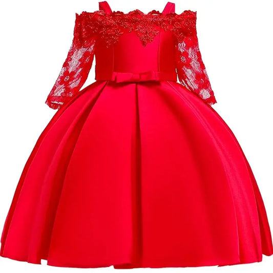 Christmas Dress With Flared Sleeves For Girls Vivareflex Online