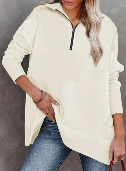 Dokotoo Women's Casual Oversized Half Zip_Vivareflex_Online