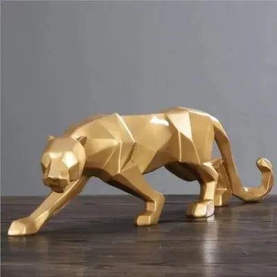 Elegant Resin Leopard Figurine: Chic Home Decor Vivareflex Online