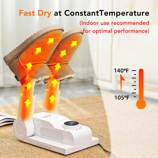 FORLIM Boot Dryer for Work Boots Shoe Dryer with Heat Blower_Vivareflex_Online