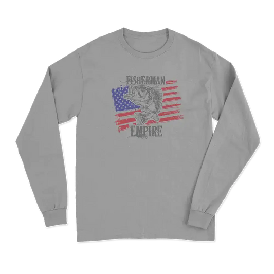 Fisherman American Empire Color Men Long Sleeve Shirt Vivareflex Online
