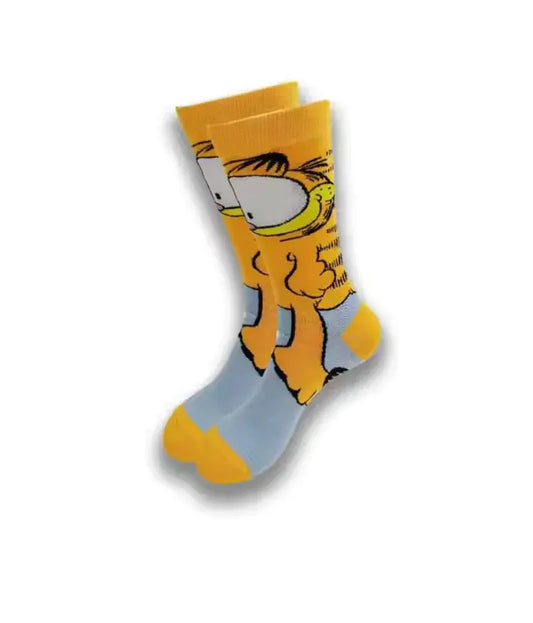 Funny Cartoon Anime 200-Needle Socks – Breathable Cotton Gift for Men and Women Vivareflex Online