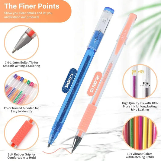 Glitter Gel Pens - Vivareflex Online