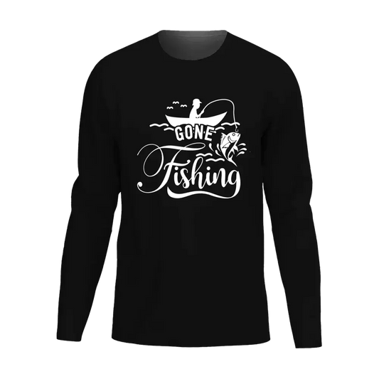 Gone Fishing Men Long Sleeve Shirt Vivareflex Online