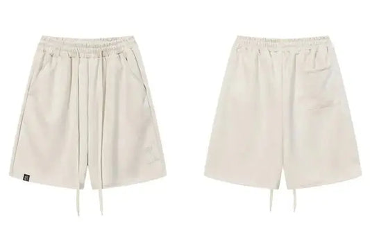 Harajuku Suede Shorts for Men Vivareflex Online