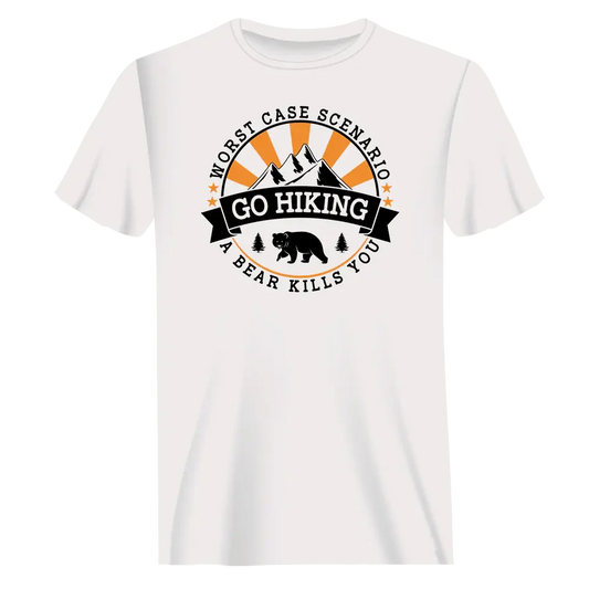Hiking Worst Case Scenario T-Shirt for Men Vivareflex Online