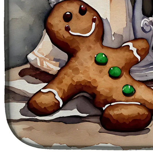 Holiday Gingerbread Dish Mat Vivareflex Online