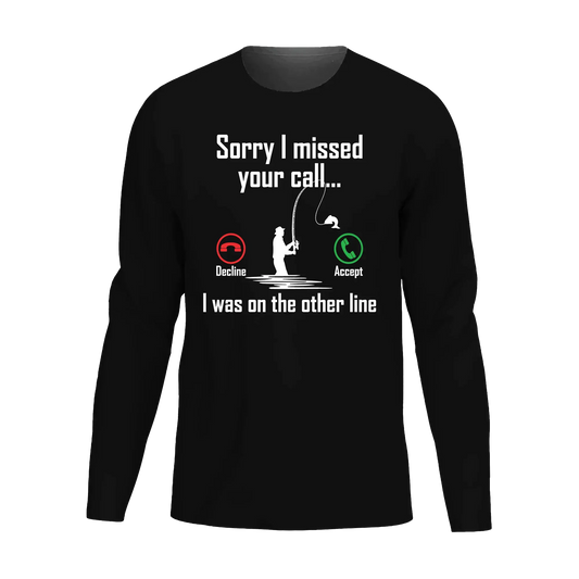 I Was On Another Line v2 Men Long Sleeve Shirt Vivareflex Online