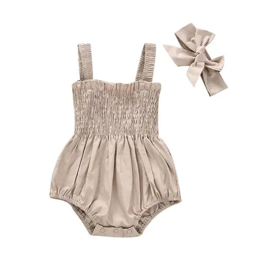 Infant Baby Girls Summer Elastic Jumpsuit Rompers Vivareflex Online