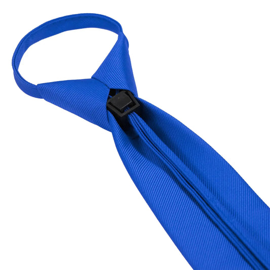 JEMYGINS 3.15“Solid Color Pre-tied Adjustable Necktie for Business and Wedding Royal Blue - Vivareflex Online