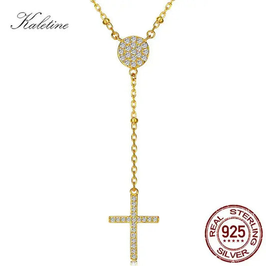 Kaletine Divine Sterling Rosary Necklace Vivareflex Online