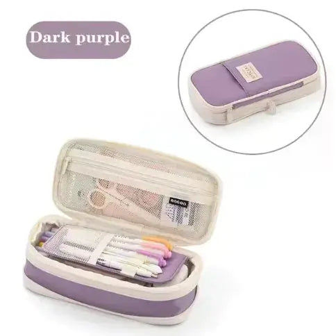 Korean Style Large Pen Box – Spacious Pencil Case - Vivareflex Online