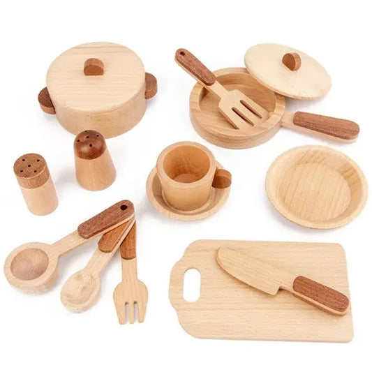 Log Wooden Kitchen Toy Vivareflex Online