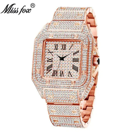 MISSFOX Men's Elegant Square Watch Vivareflex Online