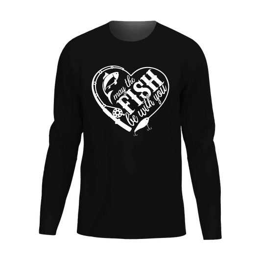 May The Fish Be With You Men Long Sleeve Shirt Vivareflex Online
