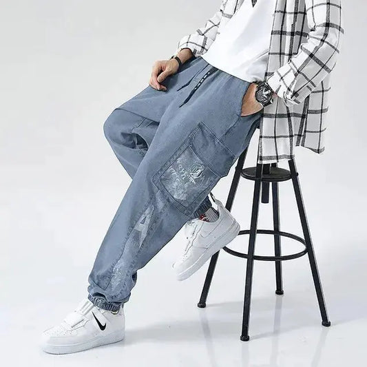 Jeans Men Loose Joggers Vivareflex Online