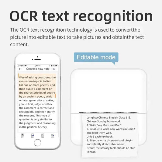 Mini Printer Thermal Paper Label Sticker - Vivareflex Online