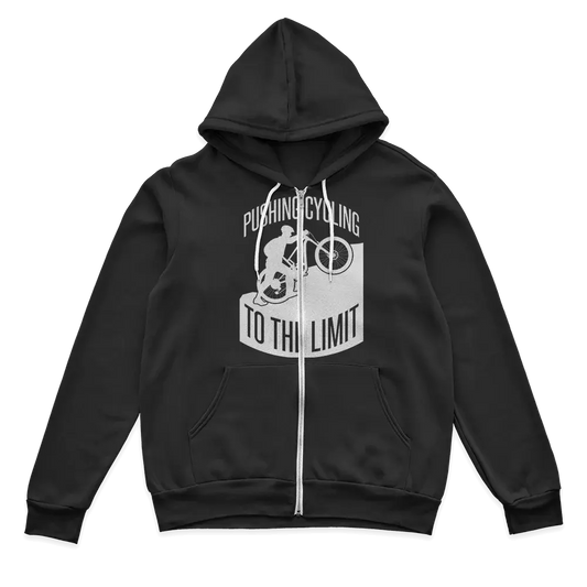 Pushing Cycling To The Limit Zip Hoodie for Men Vivareflex Online