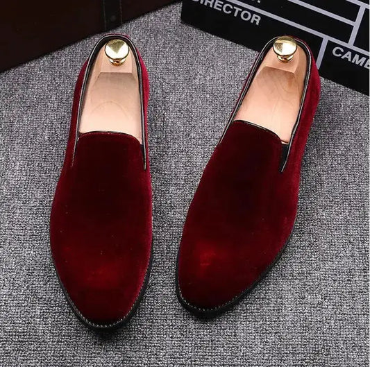 Red Bottom Suede Loafers for Men Vivareflex Online