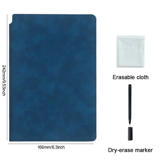 Reusable Whiteboard Notebook Leather Memo - Vivareflex Online