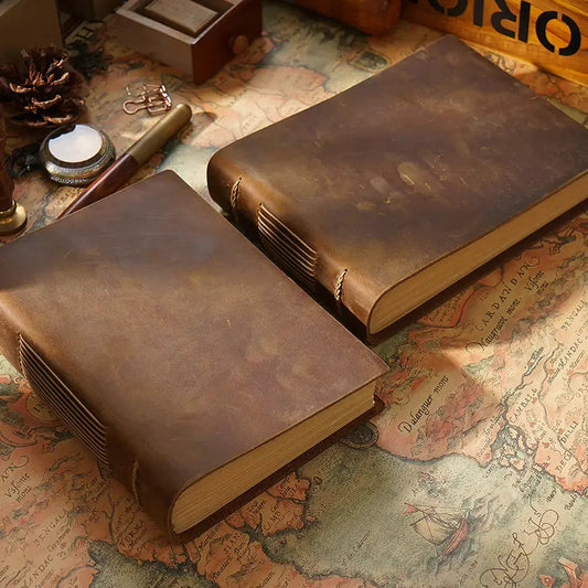 Sketch Organizer Retro Leather Notepad - Vivareflex Online