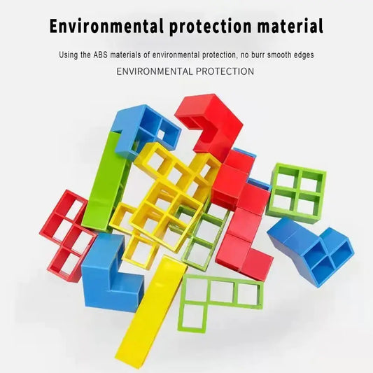 Stacking Blocks Tetra Tower Balance Game - Vivareflex Online