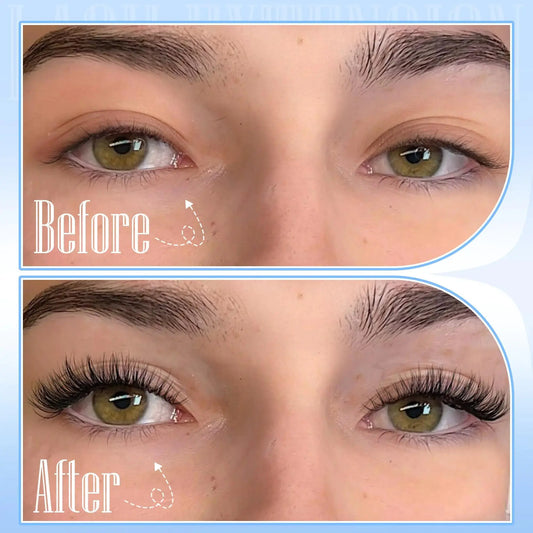 TNFVLONEINS Wispy Cluster Eyelash Extensions – Natural DIY C Curl Lashes - Vivareflex Online