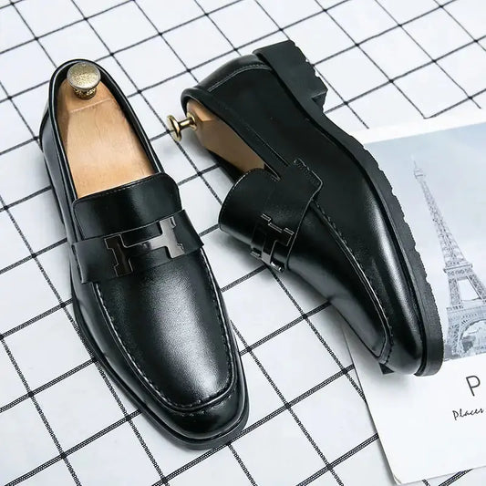 The Roveleto - Italian Fashion style Leather Loafers For Men Vivareflex Online