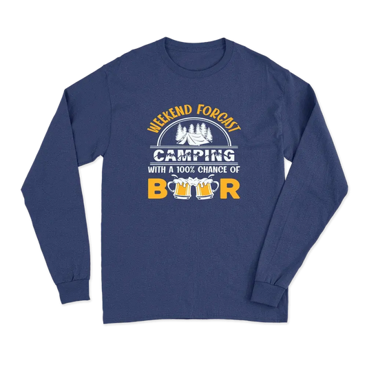 Weekend Forecast Men Long Sleeve T-Shirt Vivareflex Online