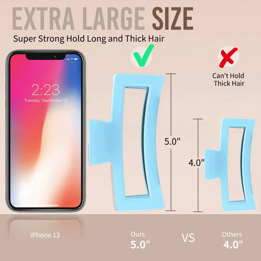 Extra Large Claw Clips for Thick Hair_Vivareflex_Online