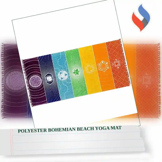 Polyester Bohemian Beach Yoga Mat by@Outfy