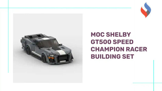 MOC Shelby GT500 Speed Champion Racer Building Set by@Outfy