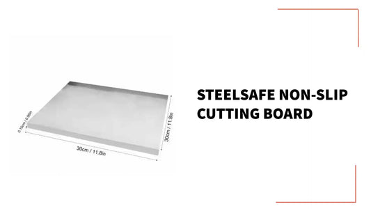 SteelSafe Non-Slip Cutting Board by@Outfy