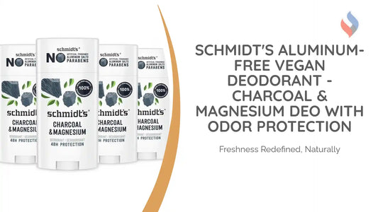 Schmidt's Aluminum-Free Vegan Deodorant - Charcoal & Magnesium Deo With Odor Protection by@Outfy