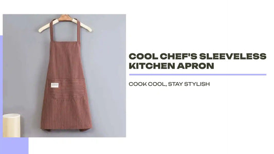Cool Chef's Sleeveless Kitchen Apron by@Outfy
