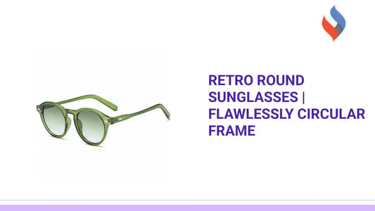 Retro Round Sunglasses | Flawlessly Circular Frame by@Outfy