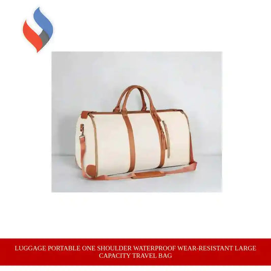 Luggage Portable One Shoulder Waterproof Wear-resistant Large Capacity Travel Bag by@Outfy