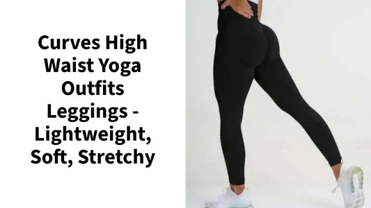 Curves High Waist Yoga Outfits Leggings - Lightweight, Soft, Stretchy by@Outfy