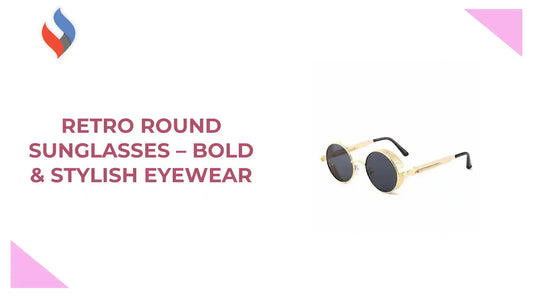 Retro Round Sunglasses – Bold & Stylish Eyewear by@Outfy